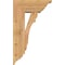 Ekena Millwork Olympic Traditional Smooth Bracket w/ Offset Brace, Western Red Cedar, 7 1/2"W x 18"D x 30"H BKT0806X18X30OLY01SWR - alternate 2
